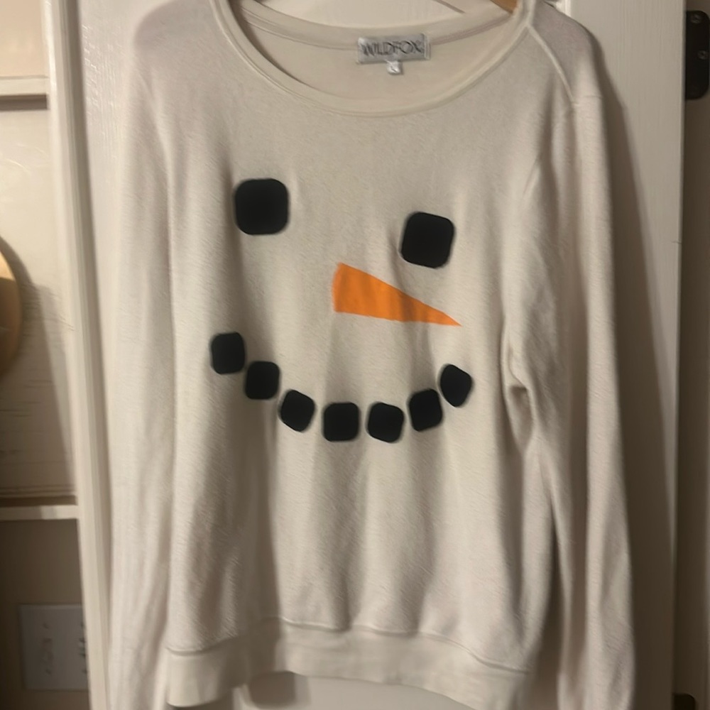 Wildfox Snowman Pullover